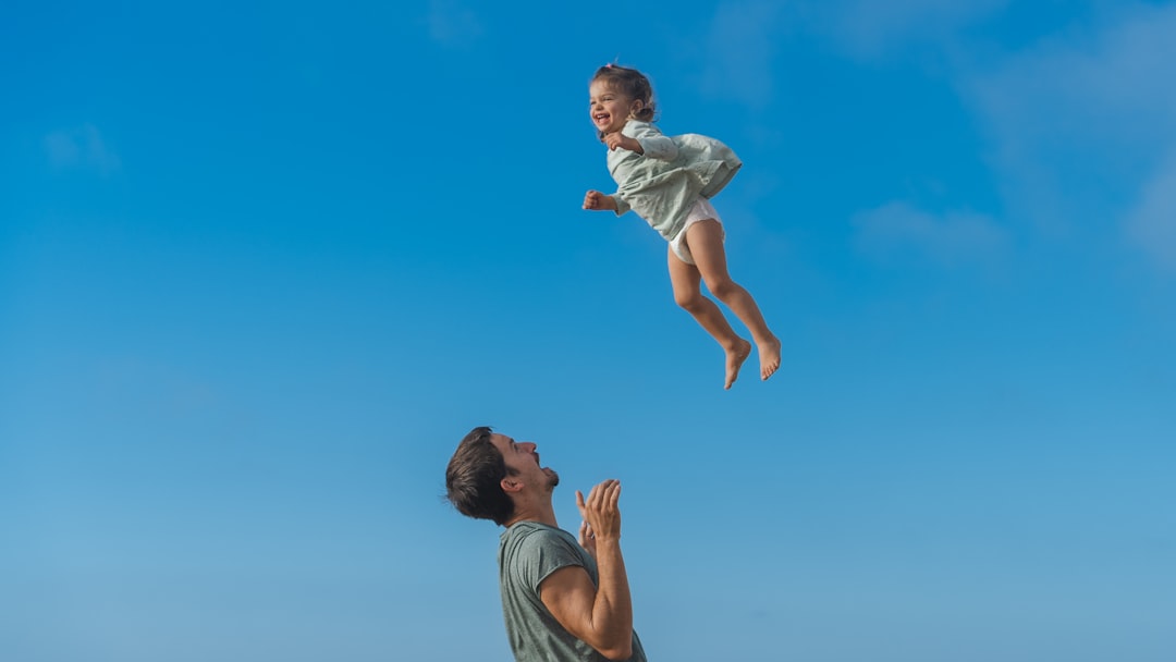 Happy parents with children